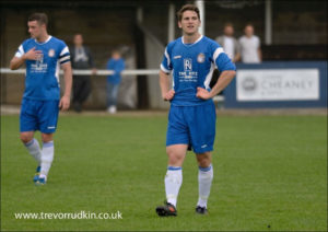 Leo Adams of Desborough Town FC supported by Colour Dynamics