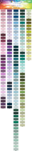 Pantone 500c - 5857c Colour Guide