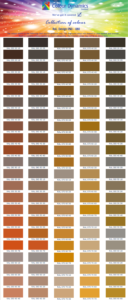 RAL Design 050 - 080 Colour Chart